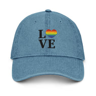 Love rainbow  Heart O Baseball Cap