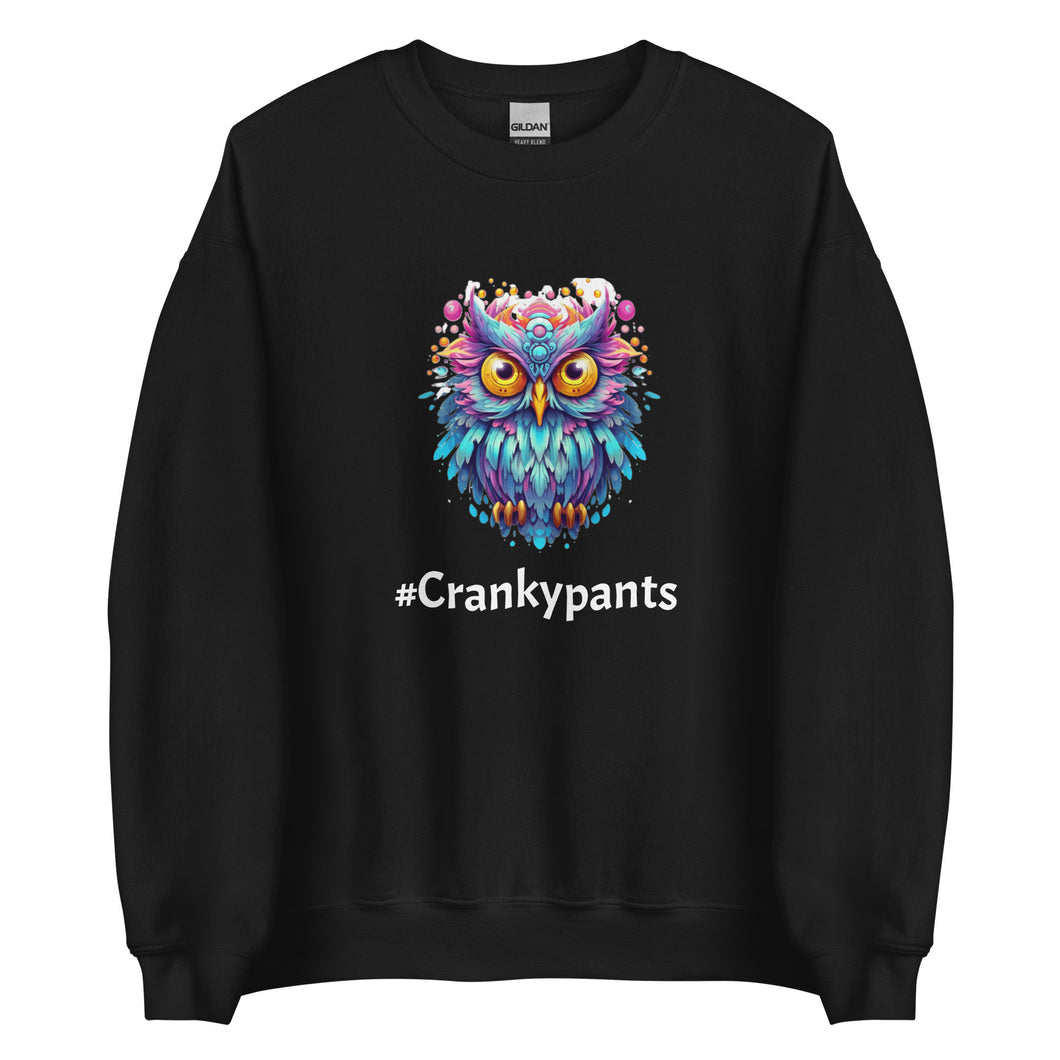 Owl #Crankypants Unisex Sweatshirt