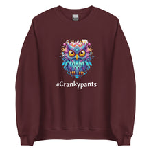 Load image into Gallery viewer, Owl #Crankypants Unisex Sweatshirt
