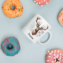 Load image into Gallery viewer, Stately Stag White glossy mug
