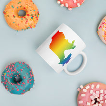 Load image into Gallery viewer, Pride Canada White glossy mug
