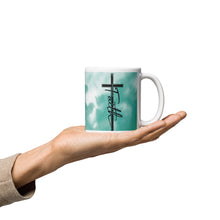 Load image into Gallery viewer, Faith White glossy mug
