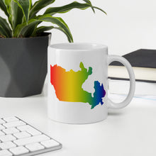 Load image into Gallery viewer, Pride Canada White glossy mug
