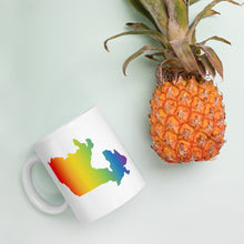 Load image into Gallery viewer, Pride Canada White glossy mug
