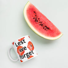 Load image into Gallery viewer, Lest we Forget White glossy mug
