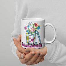 Load image into Gallery viewer, Bookaholic White glossy mug
