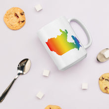 Load image into Gallery viewer, Pride Canada White glossy mug
