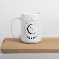 Cancer Zodiac White glossy mug