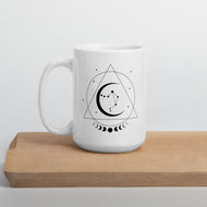 Libra Zodiac White glossy mug