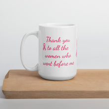 Load image into Gallery viewer, Breast Cancer White glossy mug
