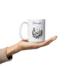 Load image into Gallery viewer, Nameste White glossy mug
