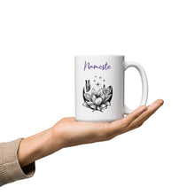 Load image into Gallery viewer, Nameste White glossy mug
