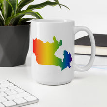 Load image into Gallery viewer, Pride Canada White glossy mug
