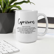 Load image into Gallery viewer, Capricorn Zodiac White glossy mug
