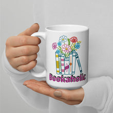 Load image into Gallery viewer, Bookaholic White glossy mug
