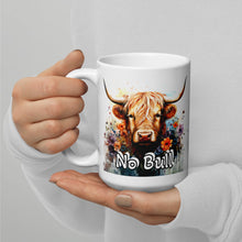 Load image into Gallery viewer, No Bull White glossy mug
