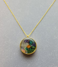 Load image into Gallery viewer, Pressed Flower Necklace for Nature Lover
