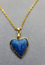 Load image into Gallery viewer, Heart and Circle Resin Necklaces
