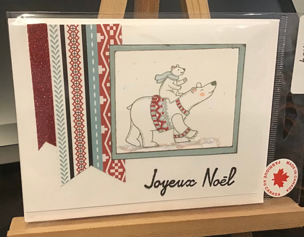 Joyeux NoeL Holiday Card/ Christmas Card / Friendship/ Winter Greeting/ Noel/ French