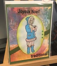 Load image into Gallery viewer, Joyeux NoeL Holiday Card/ Christmas Card / Friendship/ Winter Greeting/ Noel/ French
