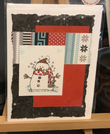 Snowman Winter Card/ Christmas Card / Friendship/ Winter Greeting/