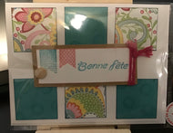 Bonne Fete Greeting Card / Happy birthday French, family, friendship