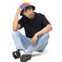 Load image into Gallery viewer, Dark and Funky Reversible bucket hat
