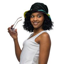 Load image into Gallery viewer, Dark and Funky Reversible bucket hat
