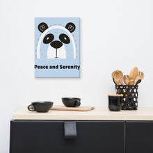 Load image into Gallery viewer, Panda Peace and Serenity Canvas
