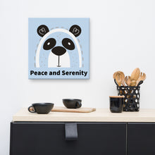 Load image into Gallery viewer, Panda Peace and Serenity Canvas
