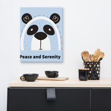 Load image into Gallery viewer, Panda Peace and Serenity Canvas
