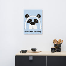 Load image into Gallery viewer, Panda Peace and Serenity Canvas
