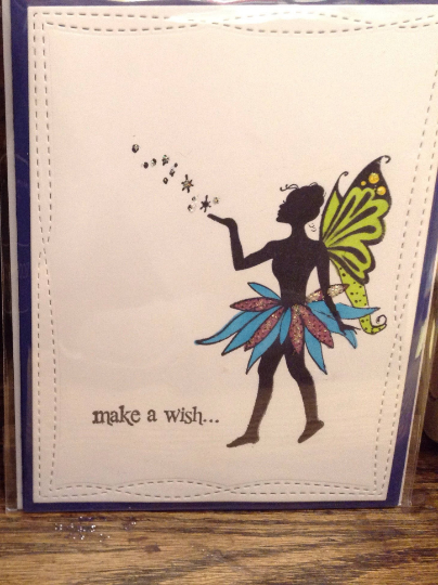 Make a Wish Fairy Greeting Card/Birthday/hope/inspiration/magical