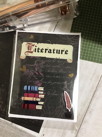 Literature Lover Greeting Card/ all occasions/ Reader/ Writer/ English Major/ blank inside