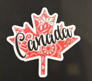 NEW Canada in Maple Leaf Die Cut Sticker - Available Now