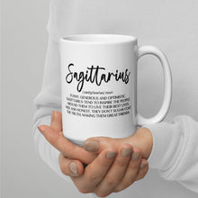 Load image into Gallery viewer, Sagittarius Zodiac White glossy mug
