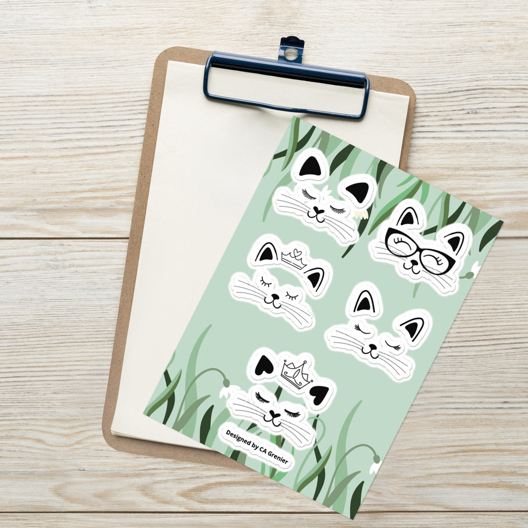 Cool Cats Sticker sheet