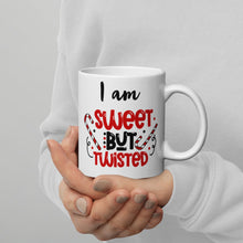 Load image into Gallery viewer, Sweet but Twisted White glossy mug
