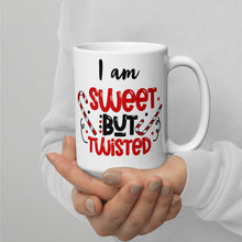 Load image into Gallery viewer, Sweet but Twisted White glossy mug
