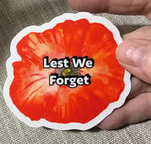 Load image into Gallery viewer, NEW Poppy - Lest we forget Die Cut Sticker
