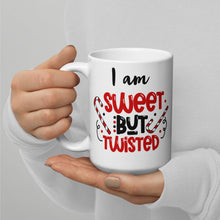 Load image into Gallery viewer, Sweet but Twisted White glossy mug
