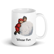 Load image into Gallery viewer, Winter Fun White glossy mug
