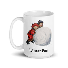 Load image into Gallery viewer, Winter Fun White glossy mug
