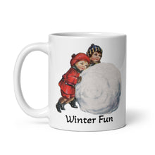 Load image into Gallery viewer, Winter Fun White glossy mug
