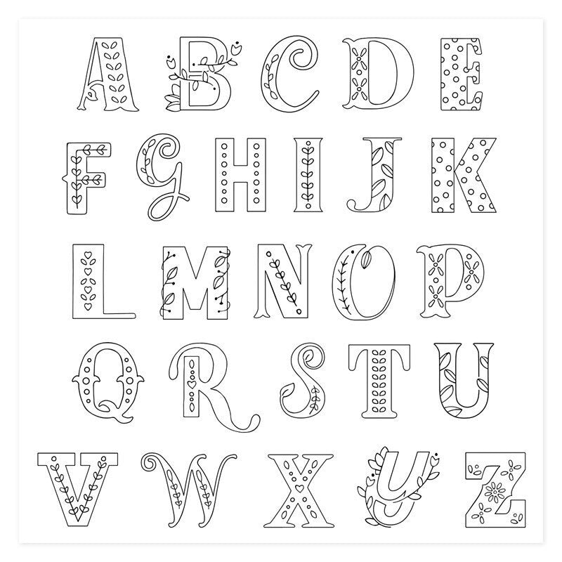 Close to My Heart Stamp of the Month - Storybook Alphabet  - Set of 26 stamps
