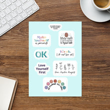 Load image into Gallery viewer, Mental Health Sticker sheet
