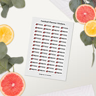 Football Planner Sticker sheet