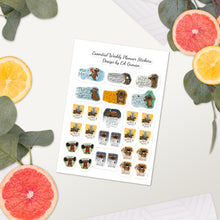 Load image into Gallery viewer, Essential Weekly Planner Sticker sheet
