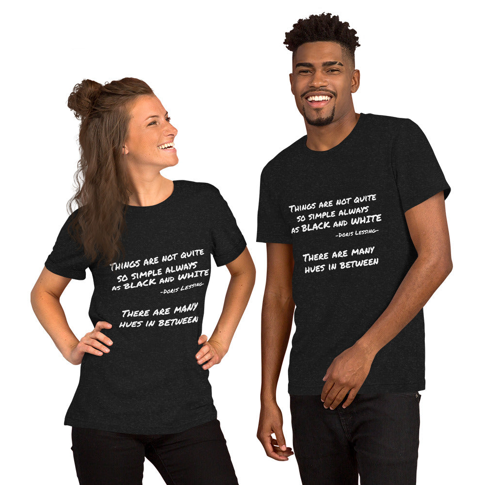 Doris Lessing Quote Unisex t-shirt