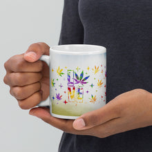 Load image into Gallery viewer, Herb Love White glossy mug
